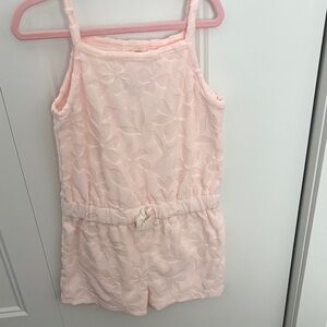 Carter's Light Pink Textured Jumpsuit